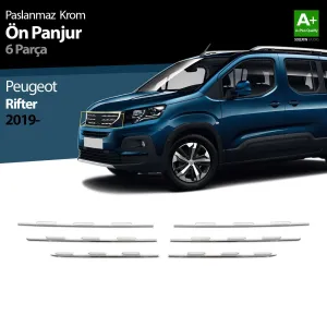S-Dizayn Peugeot Rifter Krom Ön Panjur 6 Prç. 2019-2023Araca &Ouml;zel Krom Aksesuar&Uuml;r&uuml;n &Ouml;zellikleri:Krom &uuml;r&uuml;nler ara&ccedil; &uuml;zer
