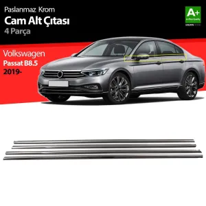 Drs Tuning Vw Passat B8.5 Krom Cam Çıtası 4 Parça 2019-2023
