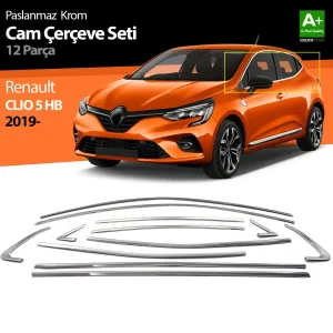S-Dizayn Renault Clio 5 Krom Cam Çerçevesi 12 Prç. 2019 Üzeri A+ KaliteAraca &Ouml;zel Krom Aksesuar&Uuml;r&uuml;n &Ouml;zellikleri:Krom &uuml;r&uuml;nler ara&c