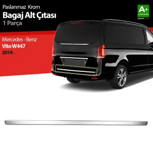 Mercedes-Benz Vito W447 Krom Bagaj Alt Çıtası 2014-2020