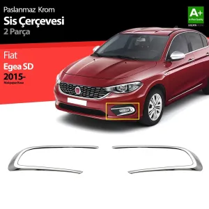 S-Dizayn Fiat Egea Krom Sis Farı Çerçevesi 2 Prç. 2015-2020Araca &Ouml;zel Krom Aksesuar&Uuml;r&uuml;n &Ouml;zellikleri:Krom &uuml;r&uuml;nler ara&ccedil; &uuml