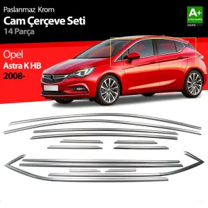 S-Dizayn Opel Astra K HB Krom Cam Çerçeve Seti 14 Prç 2015-2022 A+ KaliteAraca &Ouml;zel Krom Aksesuar&Uuml;r&uuml;n &Ouml;zellikleri:Krom &uuml;r&uuml;nler ara