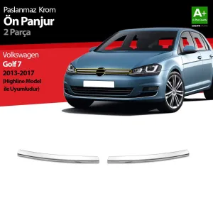 S-Dizayn VW Golf 7 Krom Ön Panjur 2 Prç. Highline 2013-2017Not : Highline Modeller ile Uyumludur !
&nbsp;
Araca &Ouml;zel Krom Aksesuar&Uuml;r&uuml;n &Ouml;zell