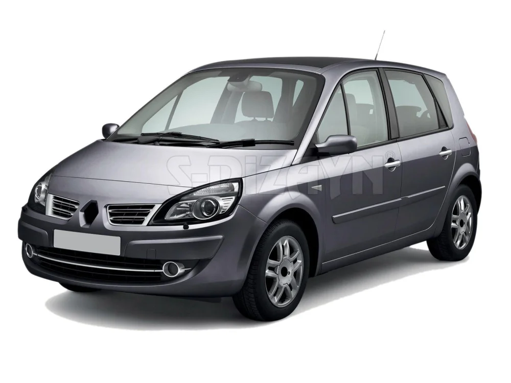 Renault Scenic Uyumlu 3 Krom Kapı Kolu 4 Kapı 2009 Üzeri