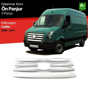 S-Dizayn VW Crafter Krom Ön Panjur 5 Prç 2006-2011Araca &Ouml;zel Krom Aksesuar&Uuml;r&uuml;n &Ouml;zellikleri:Krom &uuml;r&uuml;nler ara&ccedil; &uuml;zerinde 