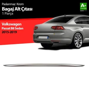 S-Dizayn VW Passat B8 Krom Bagaj Alt Çıtası 2015-2019Araca &Ouml;zel Krom Aksesuar&Uuml;r&uuml;n &Ouml;zellikleri:Krom &uuml;r&uuml;nler ara&ccedil; &uuml;zerin