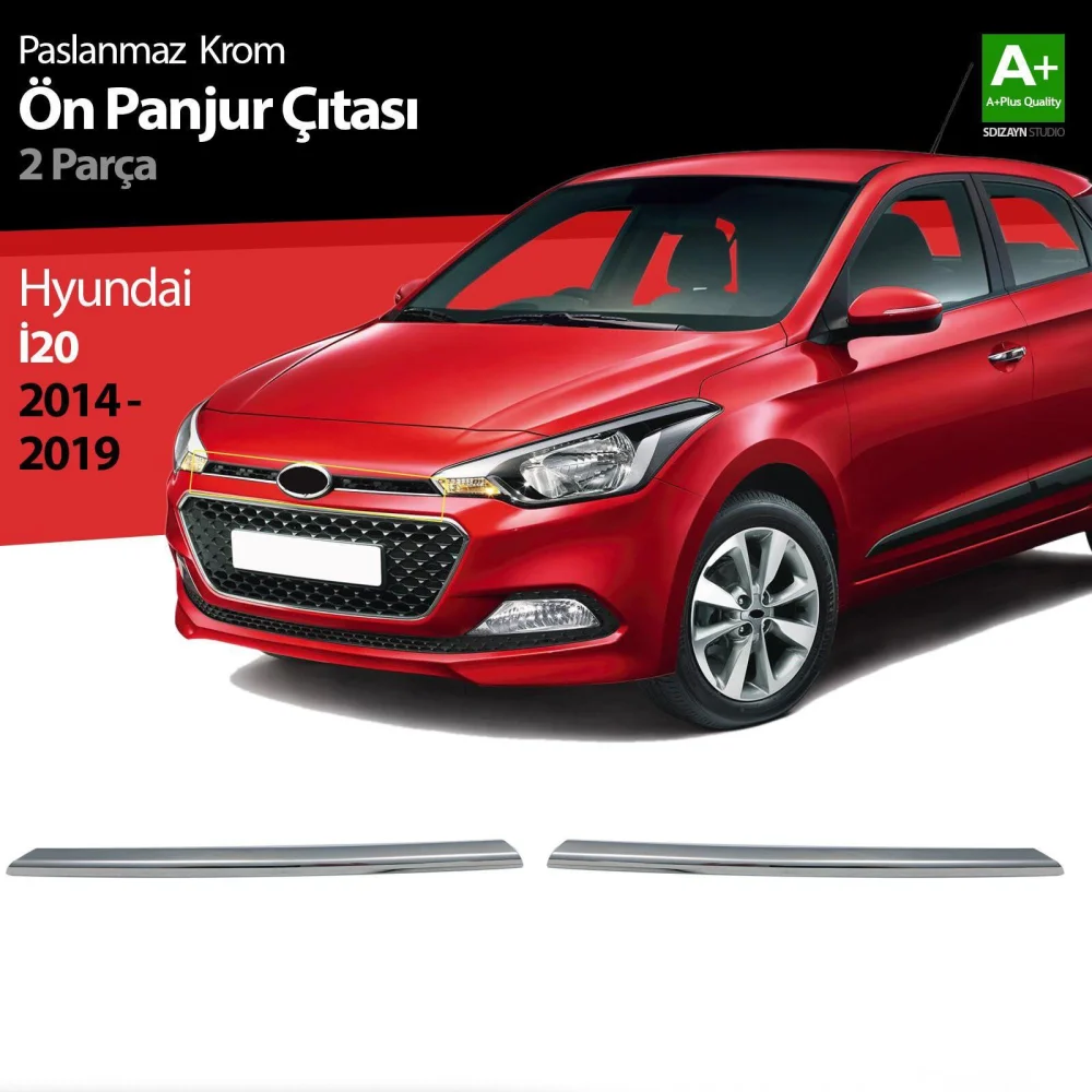 Drs Tuning Hyundai i20 Krom Ön Panjur 2 Prç 2014-2018