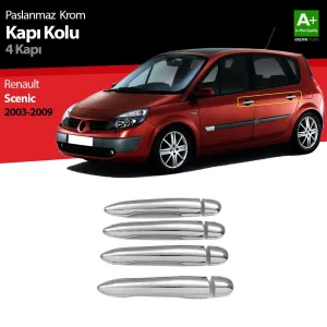 Drs Tuning Renault Scenic 2 Krom Kapı Kolu 4 Kapı 2003-2009