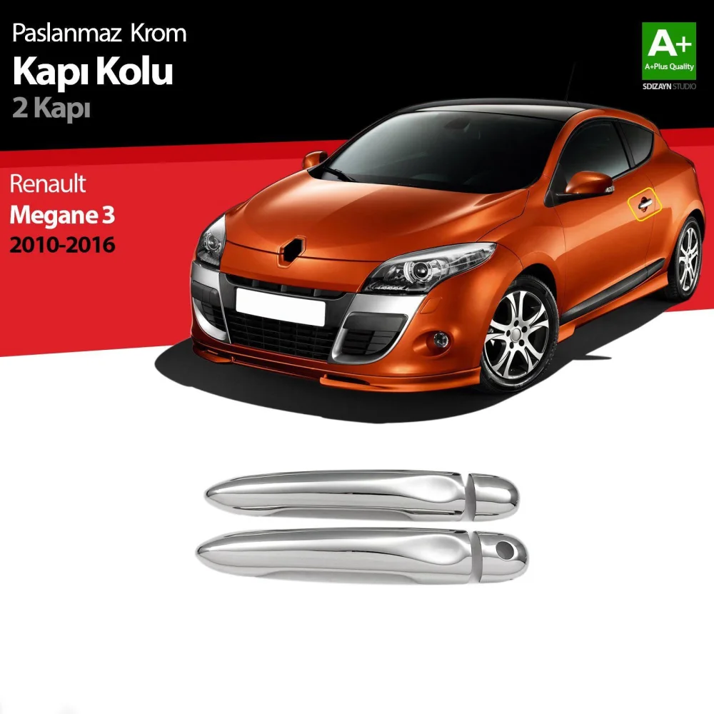 Drs Tuning Renault Megane 3 Krom Kapı Kolu 2 Kapı 2010-2016