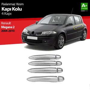 S-Dizayn Renault Megane 2 Krom Kapı Kolu 4 Kapı 2004-2010Araca &Ouml;zel Krom Aksesuar&Uuml;r&uuml;n &Ouml;zellikleri:Krom &uuml;r&uuml;nler ara&ccedil; &uuml;z