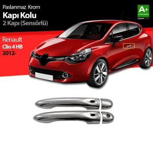 S-Dizayn Renault Clio 4 HB Krom Kapı Kolu 2 Kapı Sensörlü 2012-2019Araca &Ouml;zel Krom Aksesuar&Uuml;r&uuml;n &Ouml;zellikleri:Krom &uuml;r&uuml;nler ara&ccedi