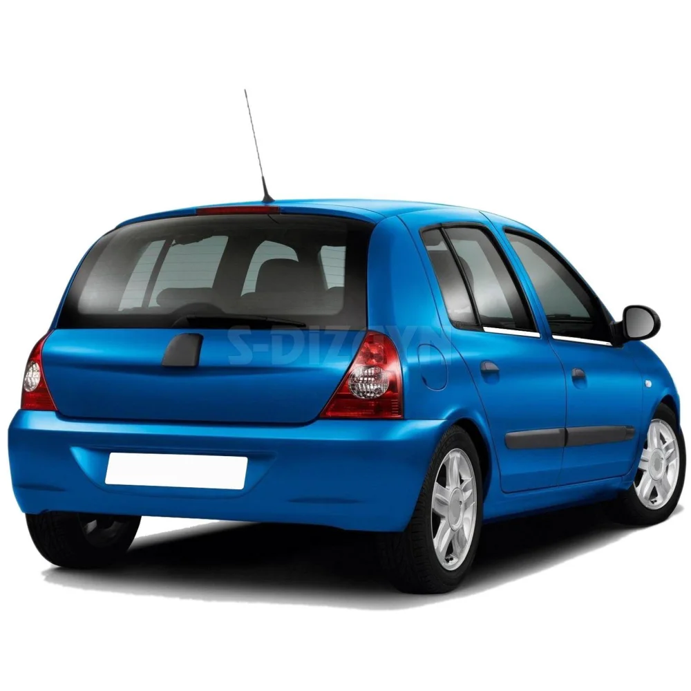 Drs Tuning Renault Clio 2 HB Krom Cam Çıtası 4 Prç 1999-2006