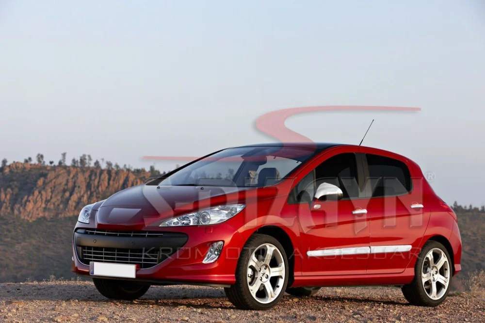 Peugeot 308 Uyumlu Krom Ayna Kapağı 2 Parça 2007-2013