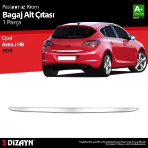 S-Dizayn Opel Astra J HB Krom Bagaj Alt Çıta 2010-2015Araca &Ouml;zel Krom Aksesuar&Uuml;r&uuml;n &Ouml;zellikleri:Krom &uuml;r&uuml;nler ara&ccedil; &uuml;zeri