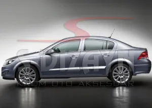 S-Dizayn Opel Astra H SD Krom Yan Kapı Çıtası 4 Prç 2008-2013Araca &Ouml;zel Krom Aksesuar&Uuml;r&uuml;n &Ouml;zellikleri:Krom &uuml;r&uuml;nler ara&ccedil; &uu