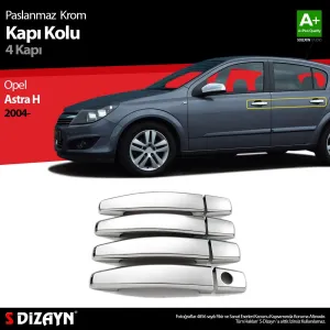 S-Dizayn Opel Astra H Krom Kapı Kolu 4 Kapı 2004-2013Araca &Ouml;zel Krom Aksesuar&Uuml;r&uuml;n &Ouml;zellikleri:Krom &uuml;r&uuml;nler ara&ccedil; &uuml;zerin