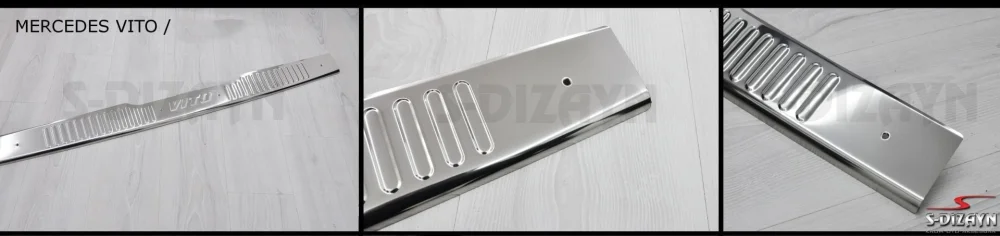 Drs Tuning Mercedes Vito Krom Arka Tampon Eşiği 2010-2014