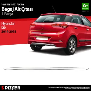 Drs Tuning Hyundai I20 Krom Bagaj Alt Çıtası 2014-2018