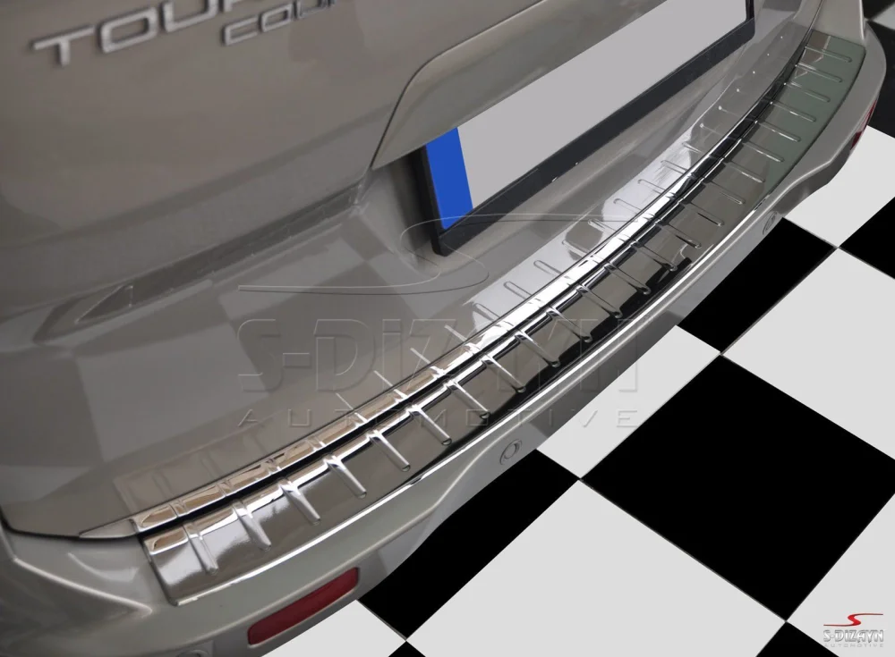Ford Courier Uyumlu Krom Arka Tampon Eşiği 2014 Üzeri