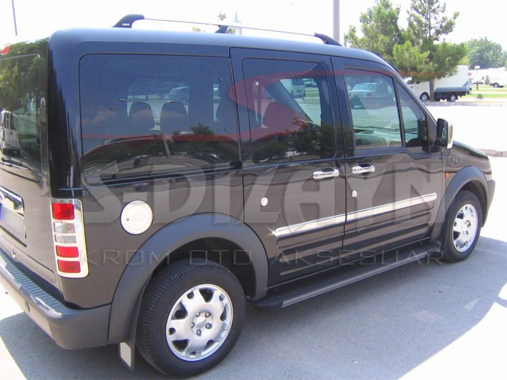 Drs Tuning Ford Connect Krom Yan Kapı Çıtası 4 Prç 2002-2014 (U.Ş)