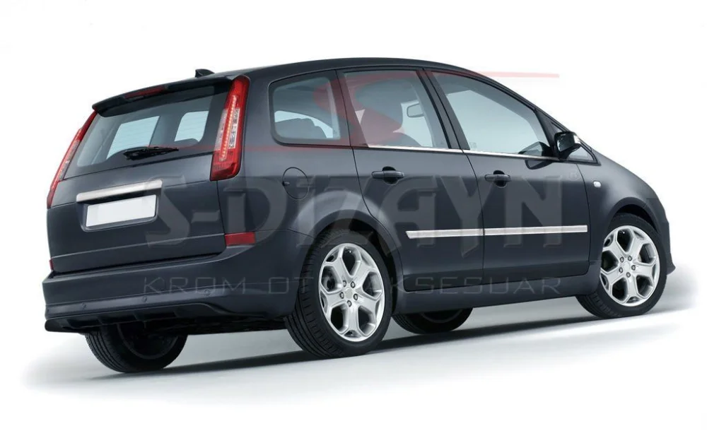 Ford C-Max Uyumlu Krom Yan Kapı Çıtası 4 Parça 2003-2010