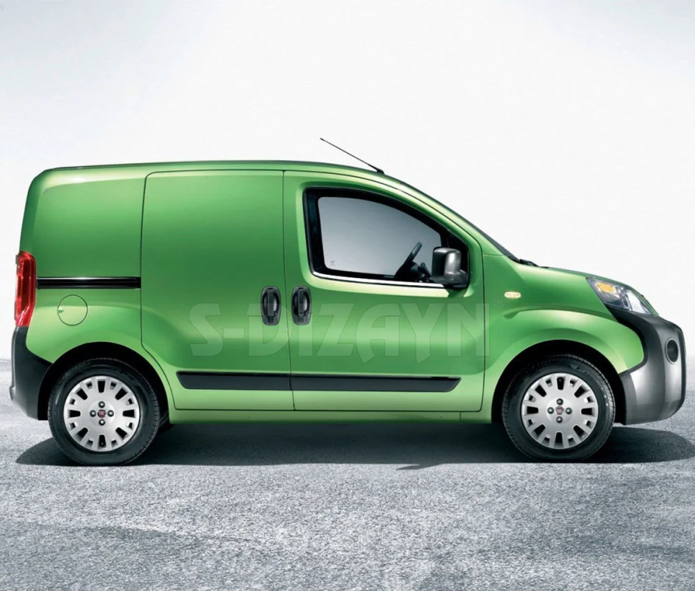 Fiat Fiorino Uyumlu Krom Cam Çıtası 2 Parça 2008 Üzeri