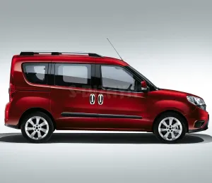 Drs Tuning Fiat Doblo Krom Kapı Kolu 4 Kapı 8 Prç 2010-2022 (Set)