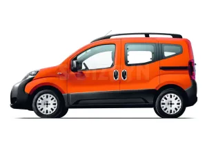 Citroen Nemo Krom Kapı Kolu Çerçevesi 4 Kapı 2008-2017