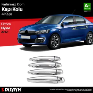 Drs Tuning Citroen C-Elysee Krom Kapı Kolu 4 Kapı 2013-2017