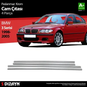 S-Dizayn Bmw 3 Serisi E46 Krom Cam Çıtası 4 Prç 1998-2005Araca &Ouml;zel Krom Aksesuar&Uuml;r&uuml;n &Ouml;zellikleri:Krom &uuml;r&uuml;nler ara&ccedil; &uuml;z