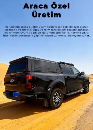 SDX Nissan Navara Aluminyum Pro Camlı Kabin 2015 Üzeri thumb 4