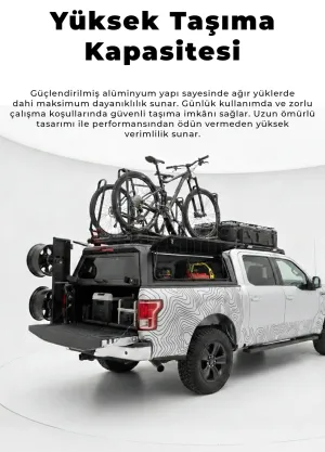 SDX Ford Ranger Aluminyum Pro Camlı Kabin 2016-2023 thumb 5