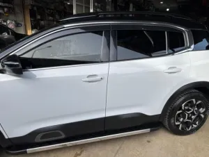 Sunplex Citroen C5 Aircross 2019+ Kromlu Cam Rüzgarlığı Paslanmaz Çelik Kromlu thumb 2