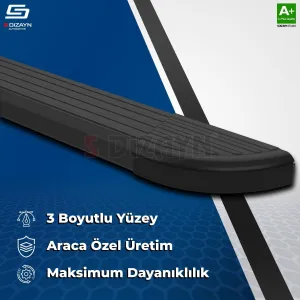 Kia Sorento 4 Skyline Siyah Yan Basamak 183 Cm 2022 Üzeri A+ Kalite - Görsel 4