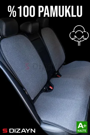 S-Dizayn Oto Koltuk Koruyucu Kılıf Set Füme Universal 2+3 Parça Ön Arka thumb 3