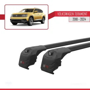 Volkswagen Teramont 2018 ve Sonrası ile uyumlu ACE-2 Ara Atkı Tavan Barı SİYAH - Görsel 3