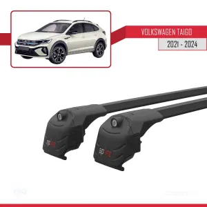 Volkswagen TAIGO 2021 ve Sonrası ile uyumlu ACE-2 Ara Atkı Tavan Barı SİYAH thumb 3