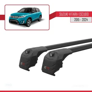 Suzuki Vitara / Escudo (LY) 2015 ve Sonrası ile uyumlu ACE-2 Ara Atkı Tavan Barı SİYAH thumb 3