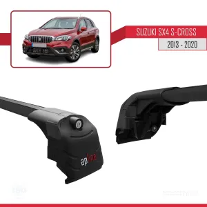 Suzuki SX4 S-CROSS 2014-2021 Arası ile uyumlu ACE-2 Ara Atkı Tavan Barı SİYAH - Görsel 3