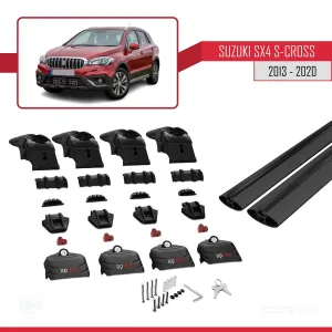 Suzuki SX4 S-CROSS 2014-2021 Arası ile uyumlu ACE-2 Ara Atkı Tavan Barı SİYAH - Görsel 4