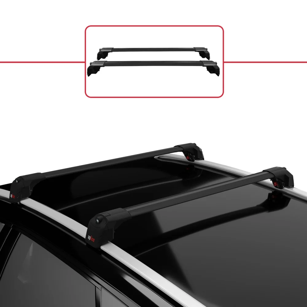 Seat Altea XL 2006-2015 Arası ile uyumlu ACE-2 Ara Atkı Tavan Barı SİYAH