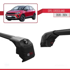 Opel CROSSLAND 2020 ve Sonrası ile uyumlu ACE-2 Ara Atkı Tavan Barı SİYAH - Görsel 4