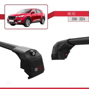 MG HS 2018 ve Sonrası ile uyumlu ACE-2 Ara Atkı Tavan Barı SİYAH thumb 4