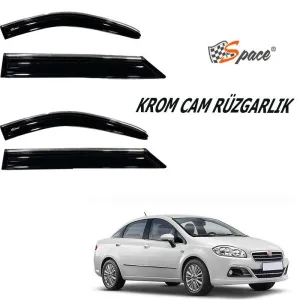 Fiat Linea 2007-2018 (Type 323) uyumlu Krom Cam Rüzgarlığı 1.2Mm 4'Lü / Caru449 modelleri Oto Aksesuar Shop'de. Kaliteli malzeme, hızlı kargo ve güvenli