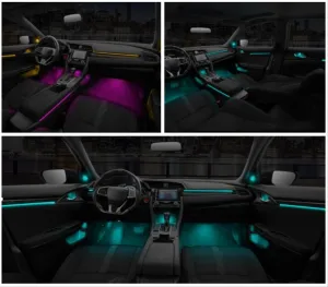 Honda Civic 2016-2020 FC5 FULL AMBIANS SET (KARBON TRIM) - Görsel 5