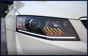 Skoda OCTAVIA 2013-2017 (5E) İÇİN STYLE LED FAR (HALOJEN FARLI MODELLER İÇİN) thumb 3