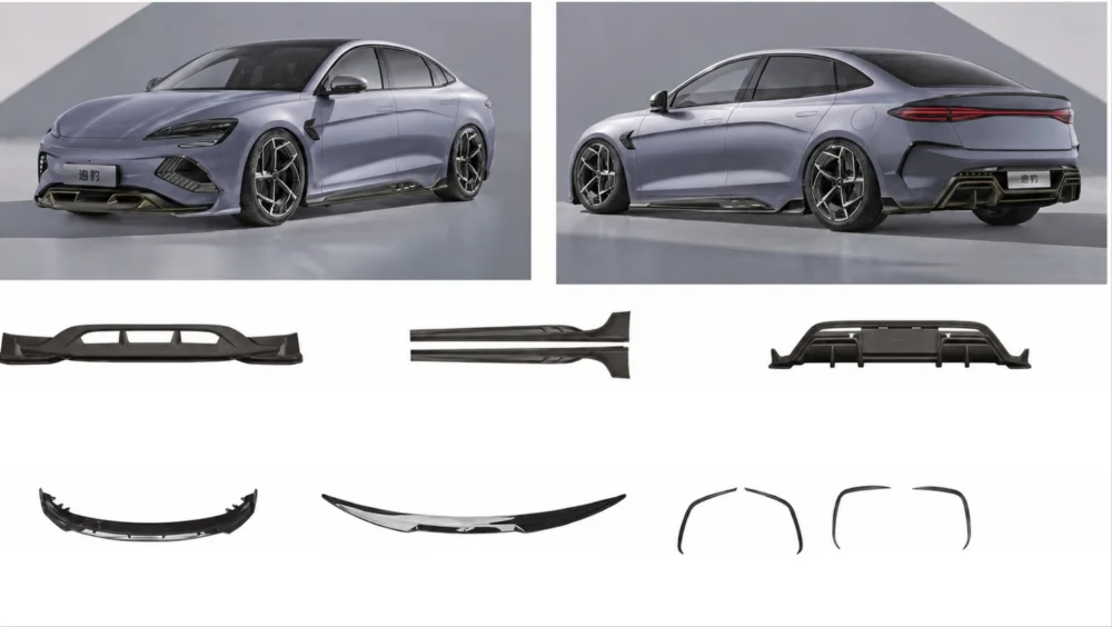 Drs Tuning BYD SEAL SEDAN İÇİN PERFORMANS BODY KIT (PIANO BLACK)