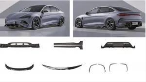 Drs Tuning Byd Seal Sedan İçi̇n Performans Body Kit (Piano Black)