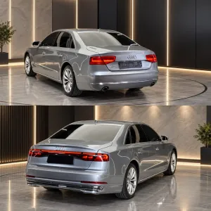 Audi A8 2011-2017 (D4) Uyumlu 2025+ Facelift Dönüşüm Seti - Görsel 3