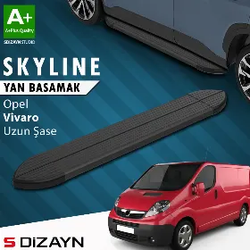 Opel Vivaro A Uzun Şase Skyline Siyah Yan Basamak 263 Cm 2001-2014 A+ Kalite
